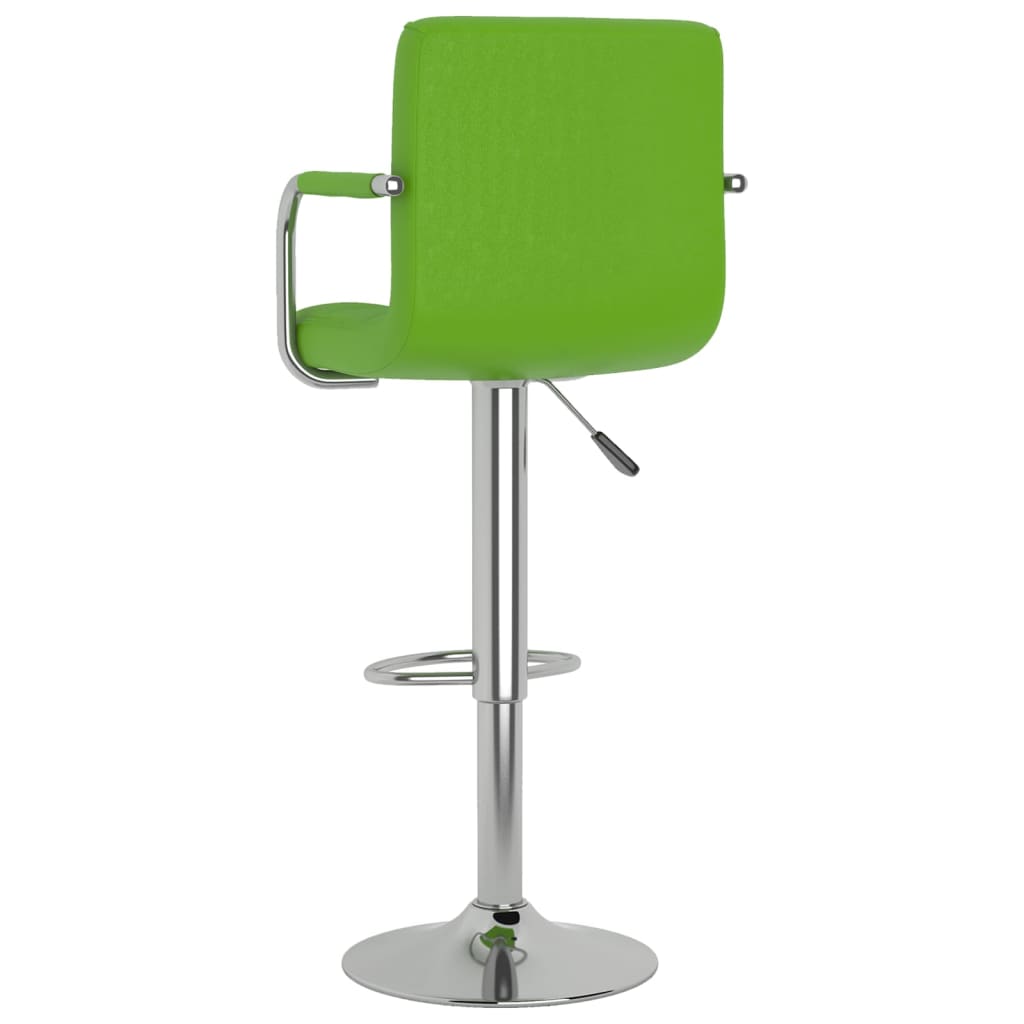 Barhocker 2 Stk. Rot Kunstleder