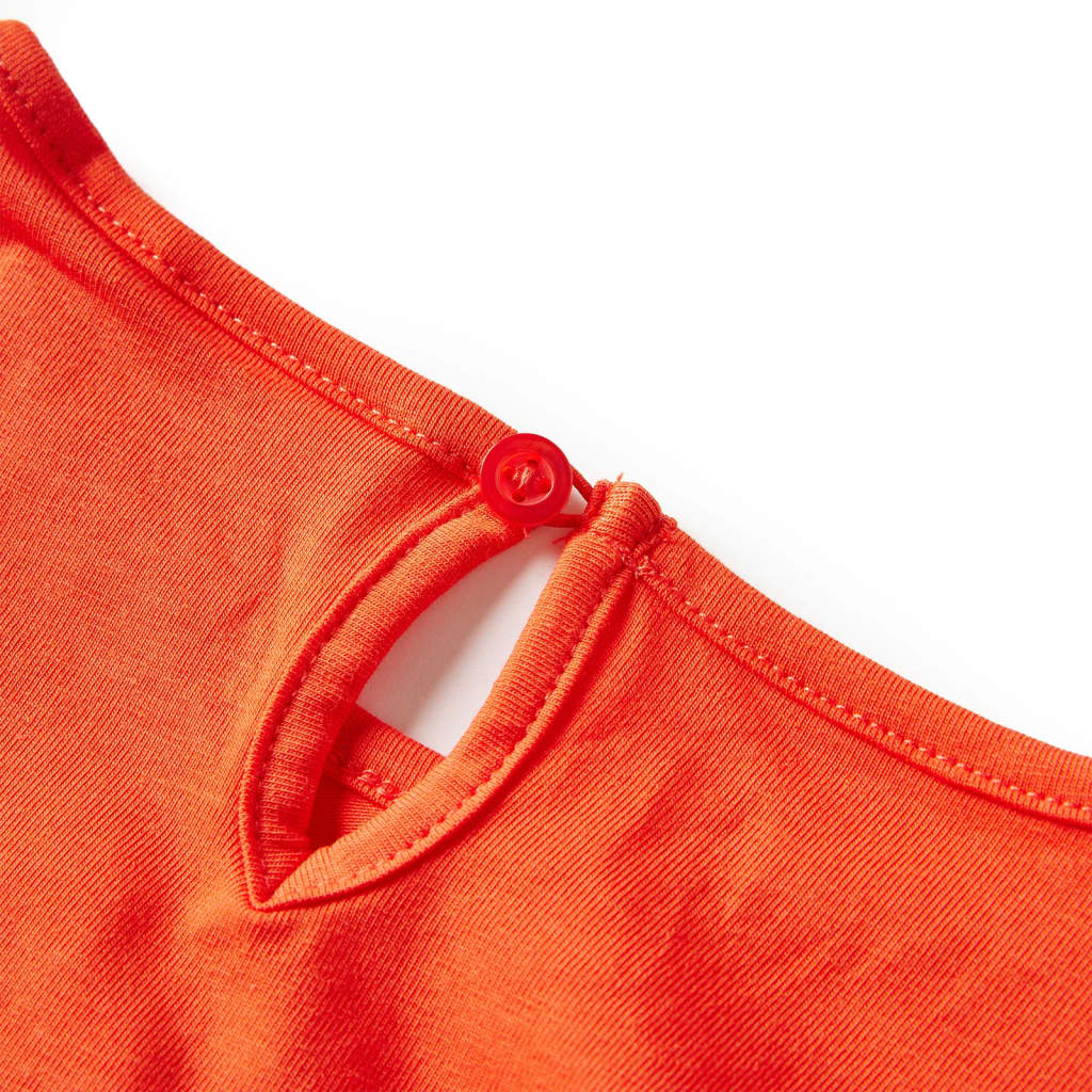 Kinder-Langarmshirt Dunkles Ocker 128