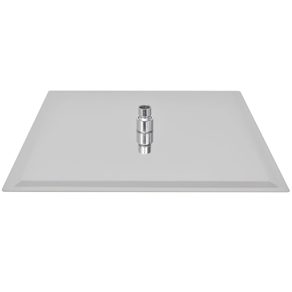 Regenbrause Edelstahl 25x25 cm Quadratisch