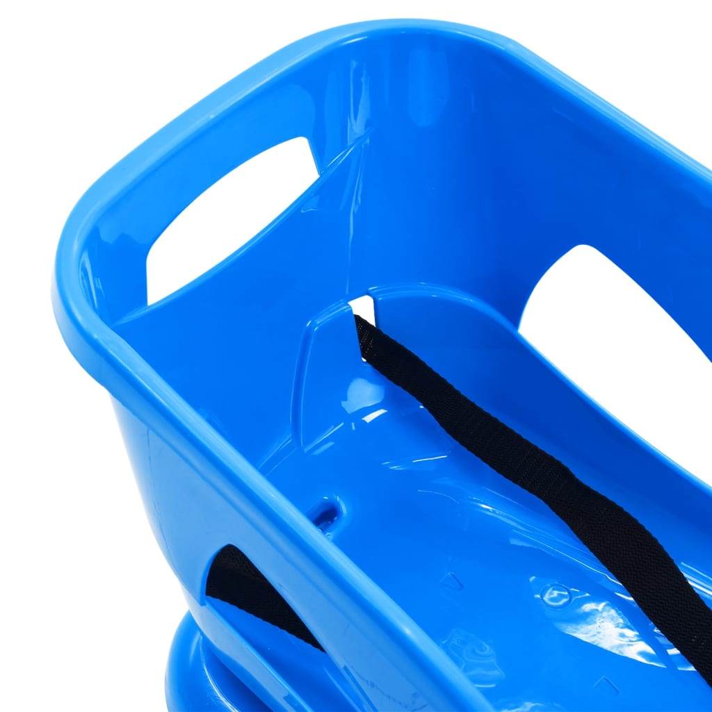 Schlitten für Kinder Blau 102,5x40x23 cm Polypropylen