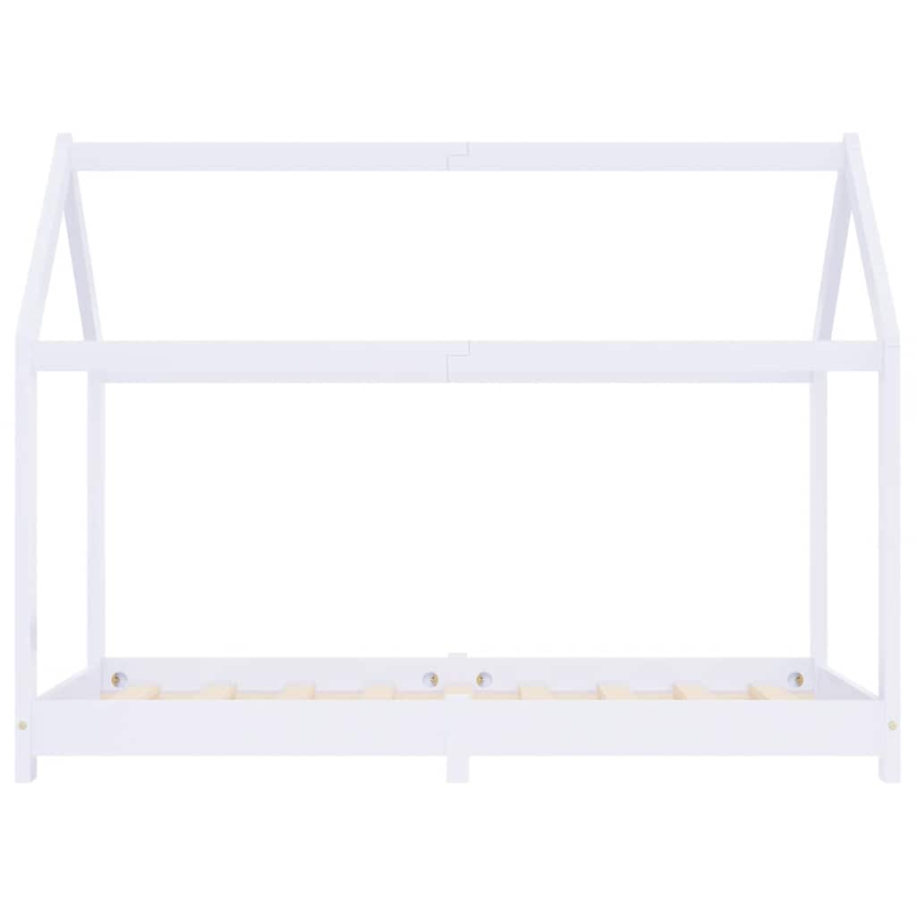 Kinder-Bettgestell Massivholz Kiefer 70 x 140 cm