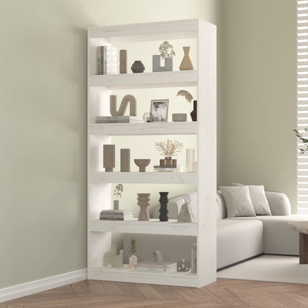 Bücherregal/Raumteiler 80x30x71,5 cm Massivholz Kiefer