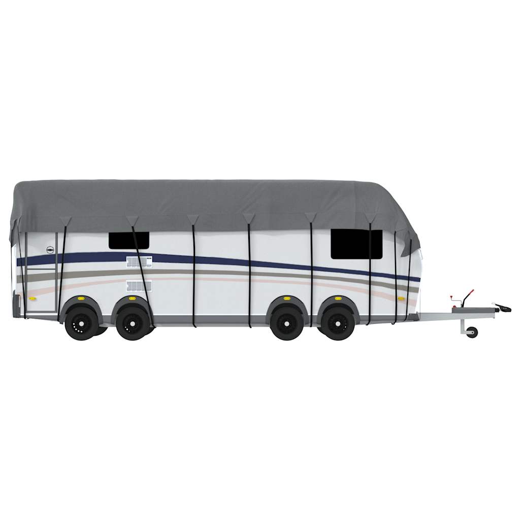 Dachplane für Wohnwagen Grau 500x300 cm Vliesstoff