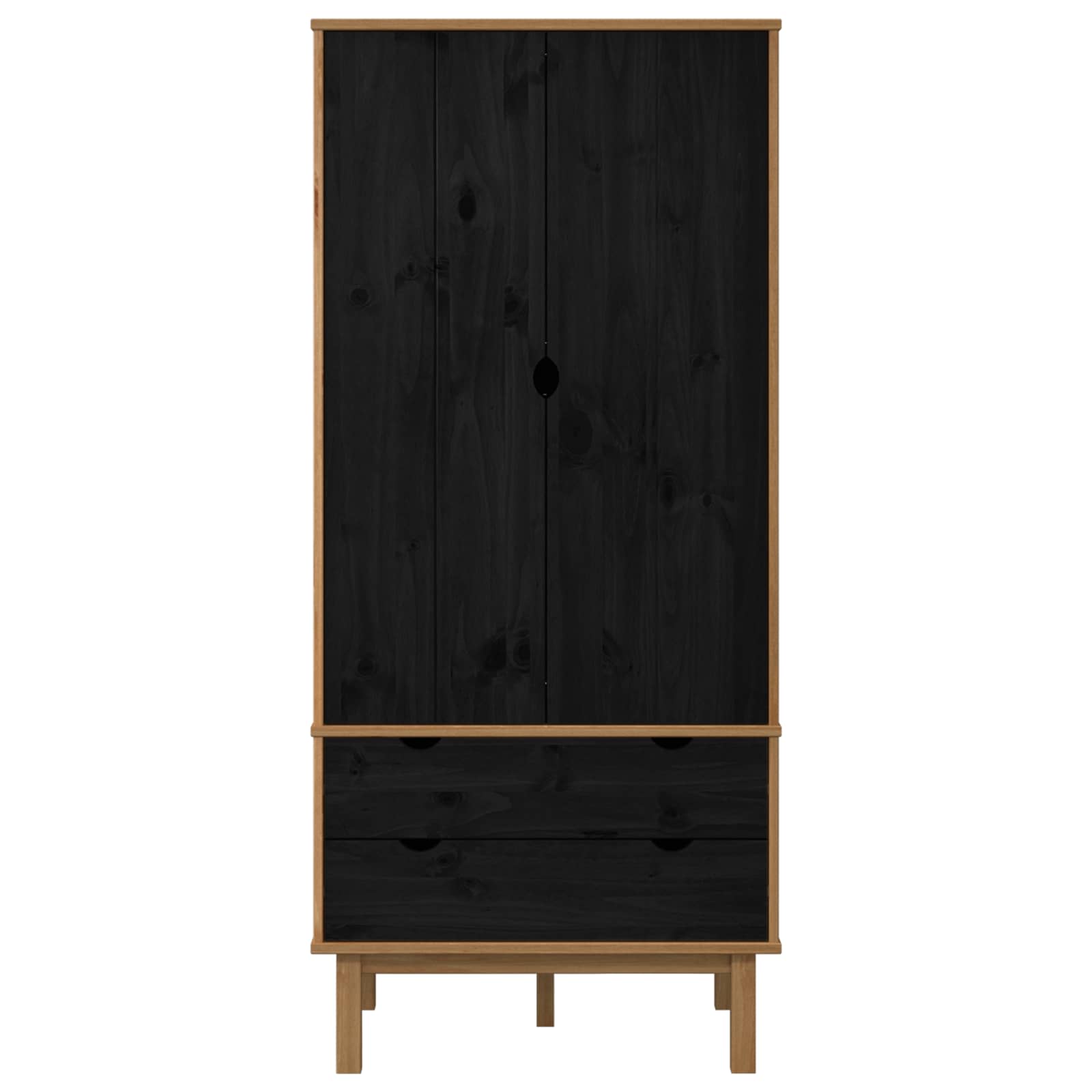 Kleiderschrank OTTA 76,5x53x172 cm Massivholz Kiefer