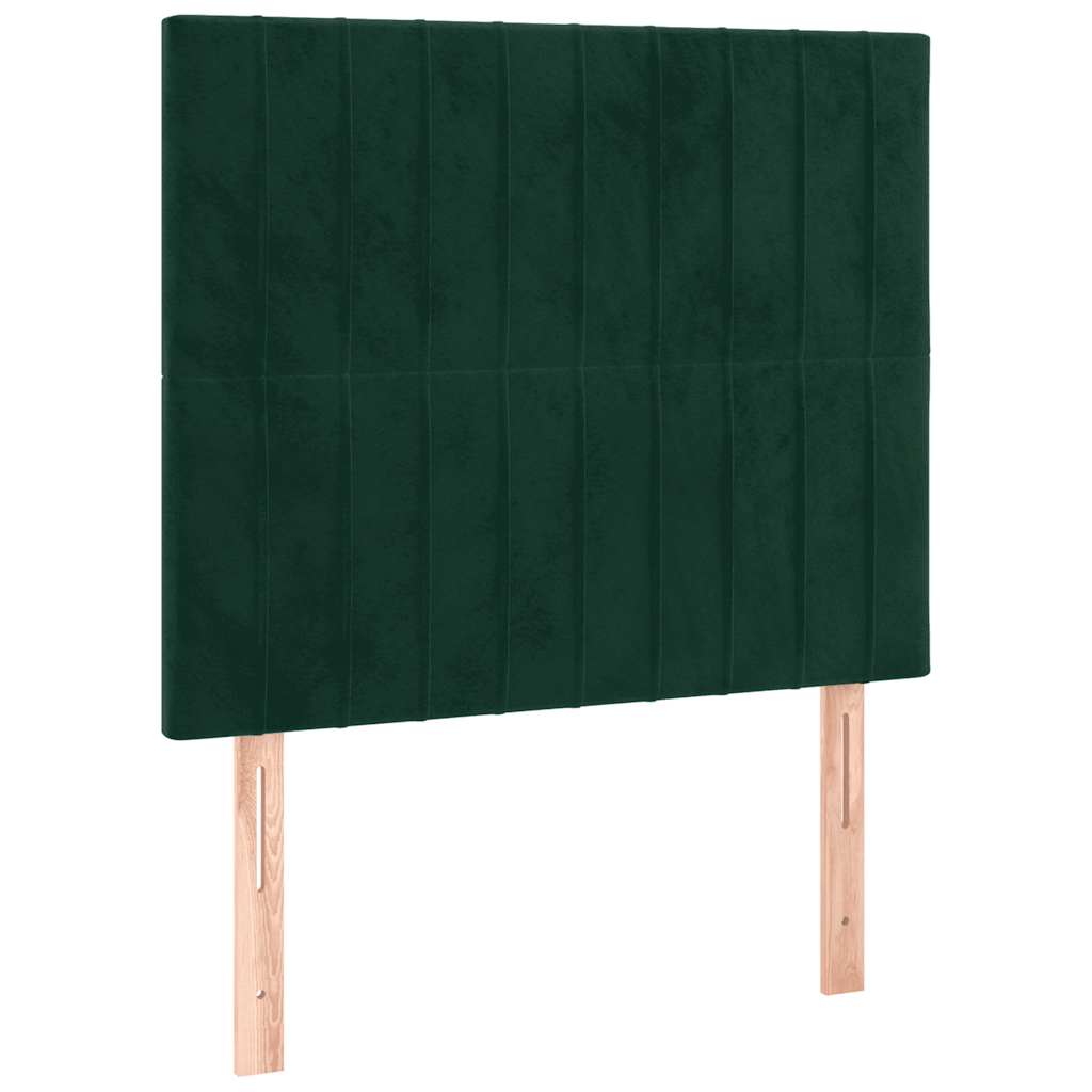Kopfteil Hellgrau 80x5x118/128 cm Samt