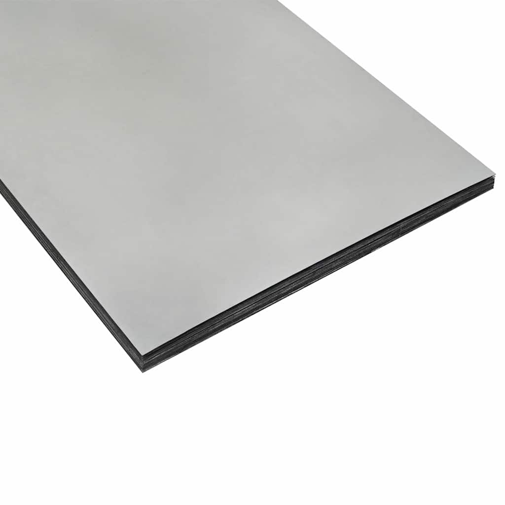 Raseneinfassung 50 pcs Schwarz 100 x 0,05 x 20 cm