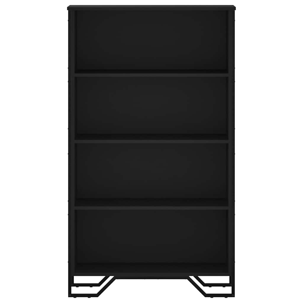 Bücherregal Schwarz 80x31x169 cm Holzwerkstoff