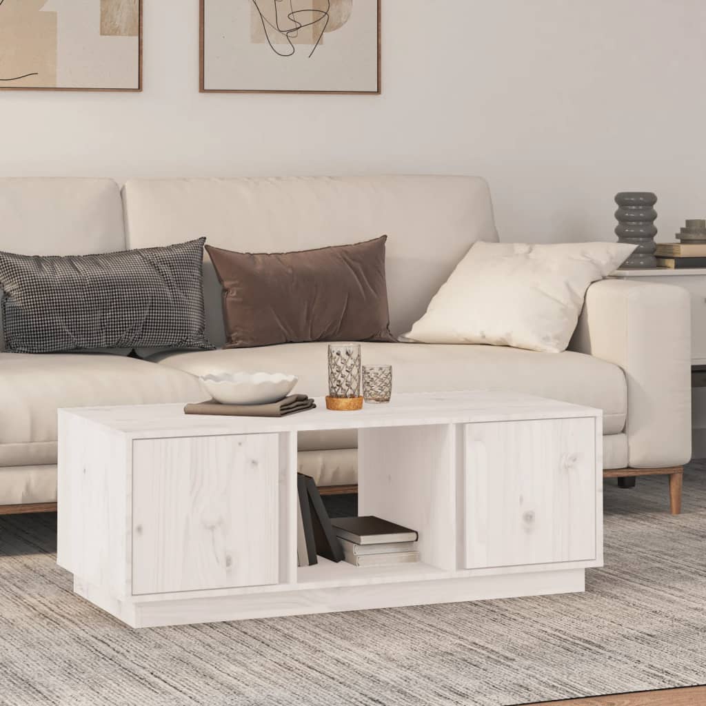 Couchtisch 110x50x40 cm Massivholz Kiefer
