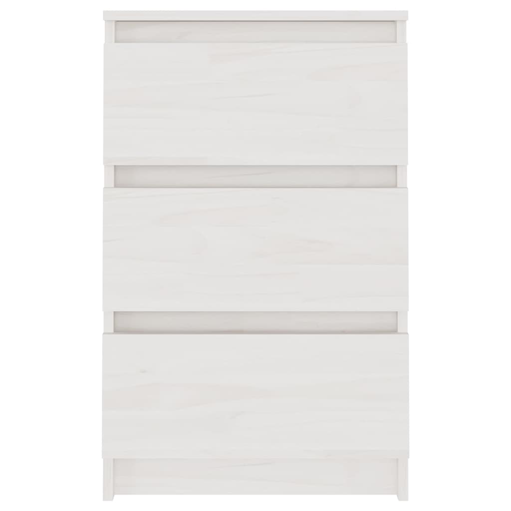 Nachtschrank 40x29,5x64 cm Massivholz Kiefer