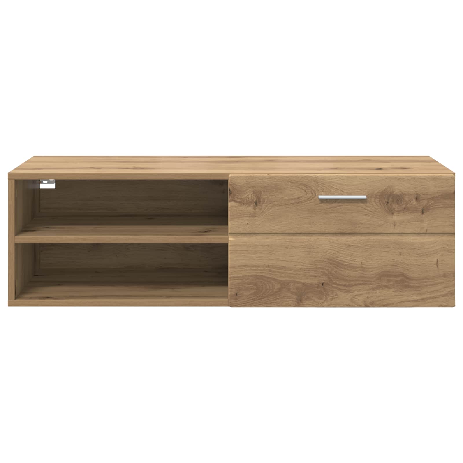 Highboard mit Regal FLORIN Weiß 60 x 35 x 182 cm Holzwerkstoff