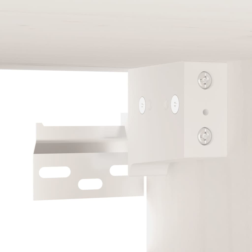Wandschrank 80x30x30 cm Massivholz Kiefer