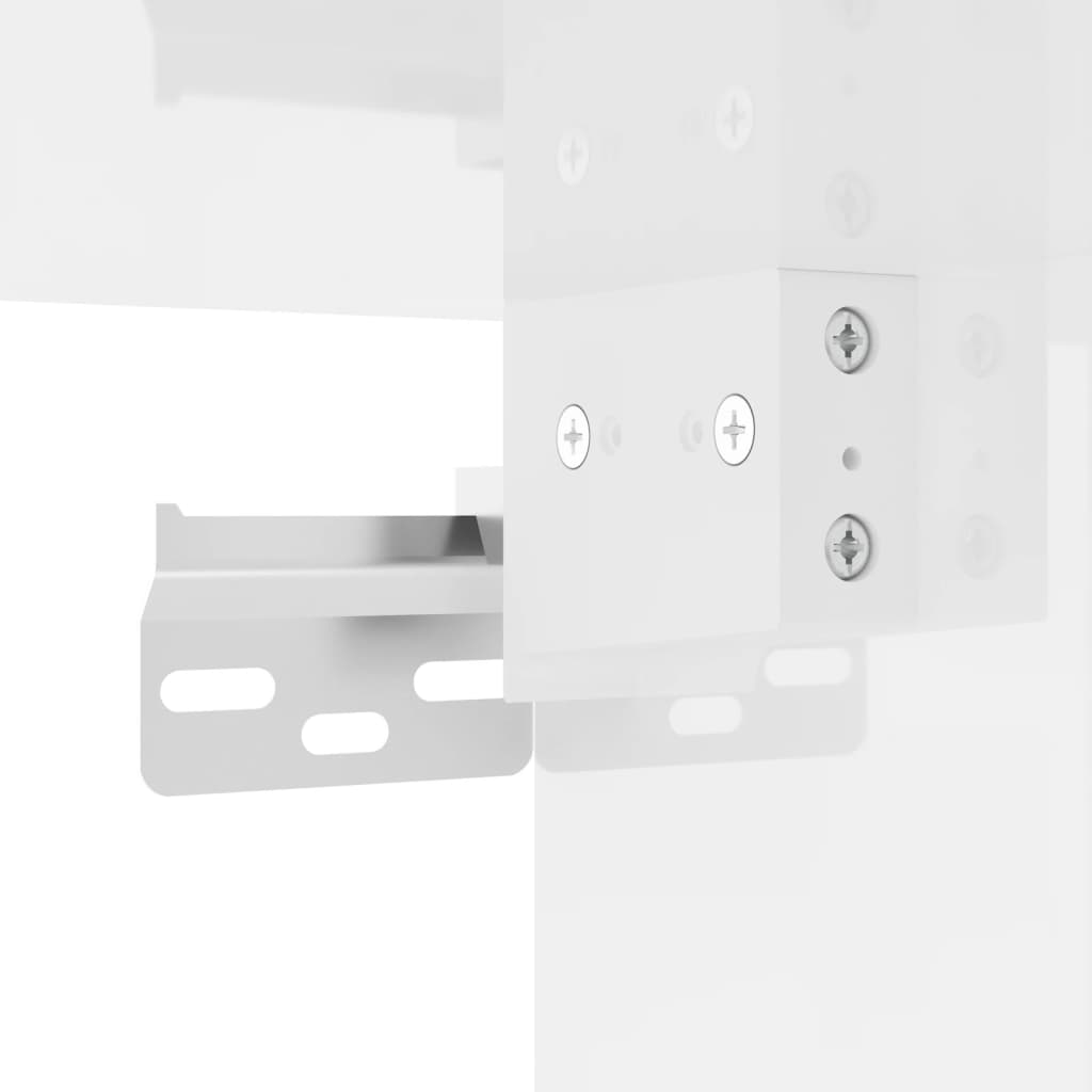3-tlg. TV-Schrank-Set Weiß Holzwerkstoff