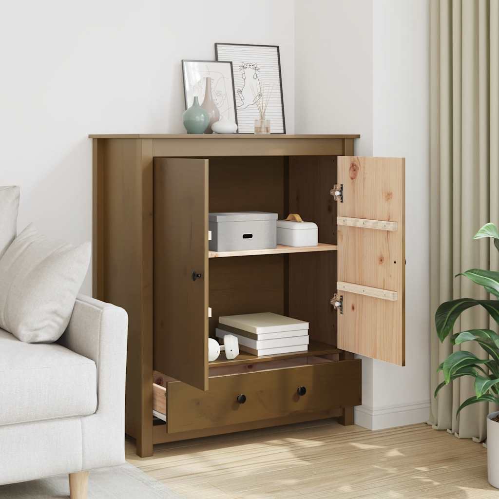 Highboard 83x41,5x100 cm Massivholz Kiefer