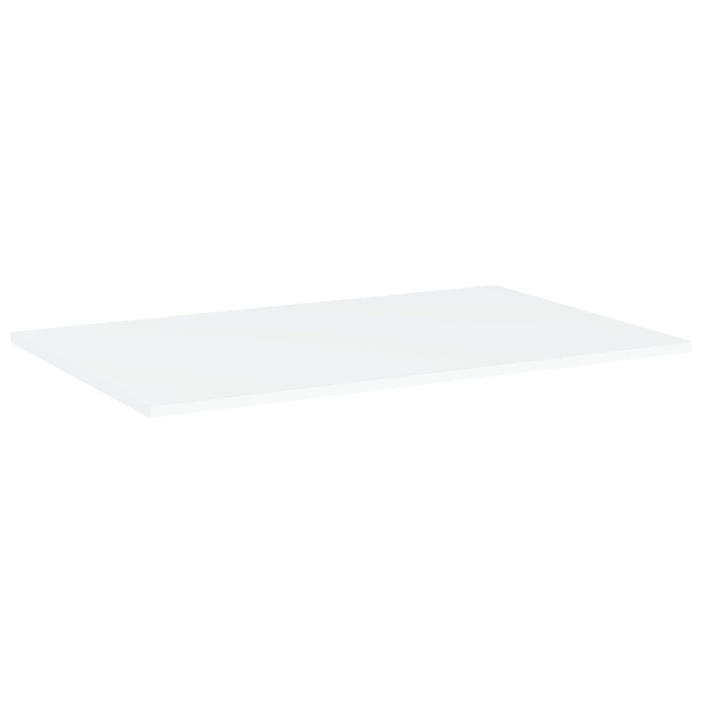 Bücherregal-Bretter 4 Stk. Weiß 40x10x1,5 cm Holzwerkstoff