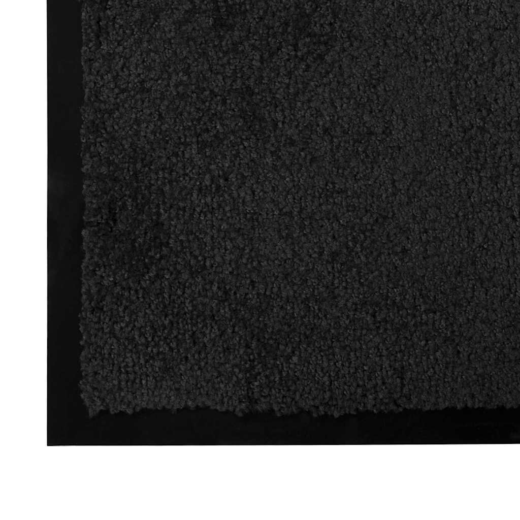 Fußmatte Anthrazit 60 x 40 x 1,2 cm Teddystoff