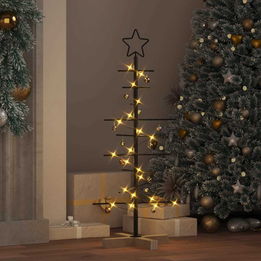 Metall Weihnachtsbaum Schwarz 59,5 cm Pulverbeschichteter Stahl