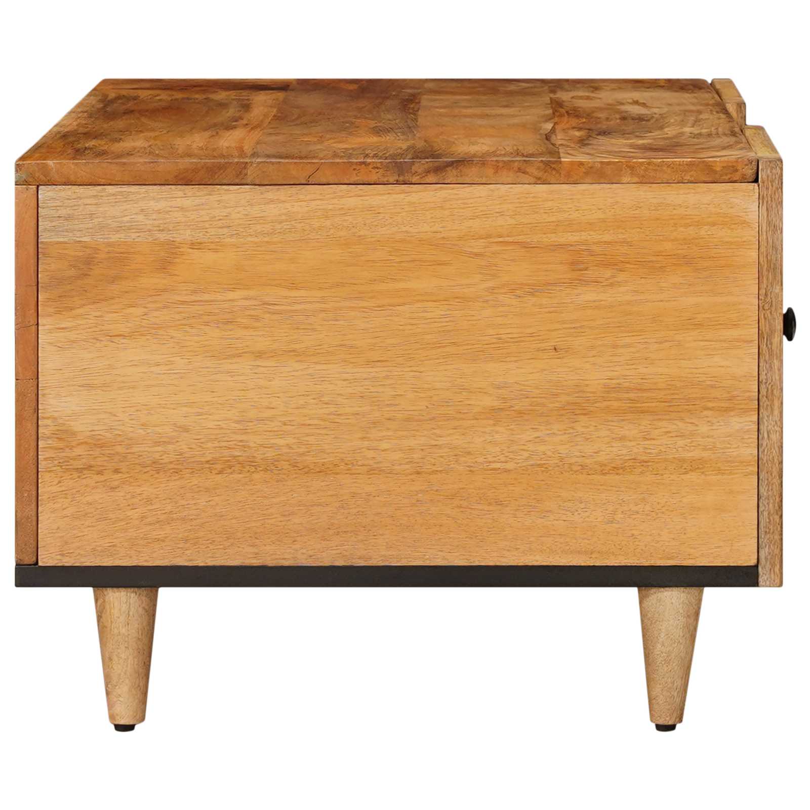 Couchtisch Braun 100 x 54 x 40 cm Massivholz Mango