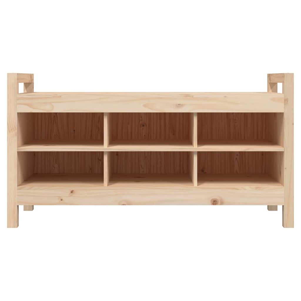 Flurbank 80x40x60 cm Massivholz Kiefer