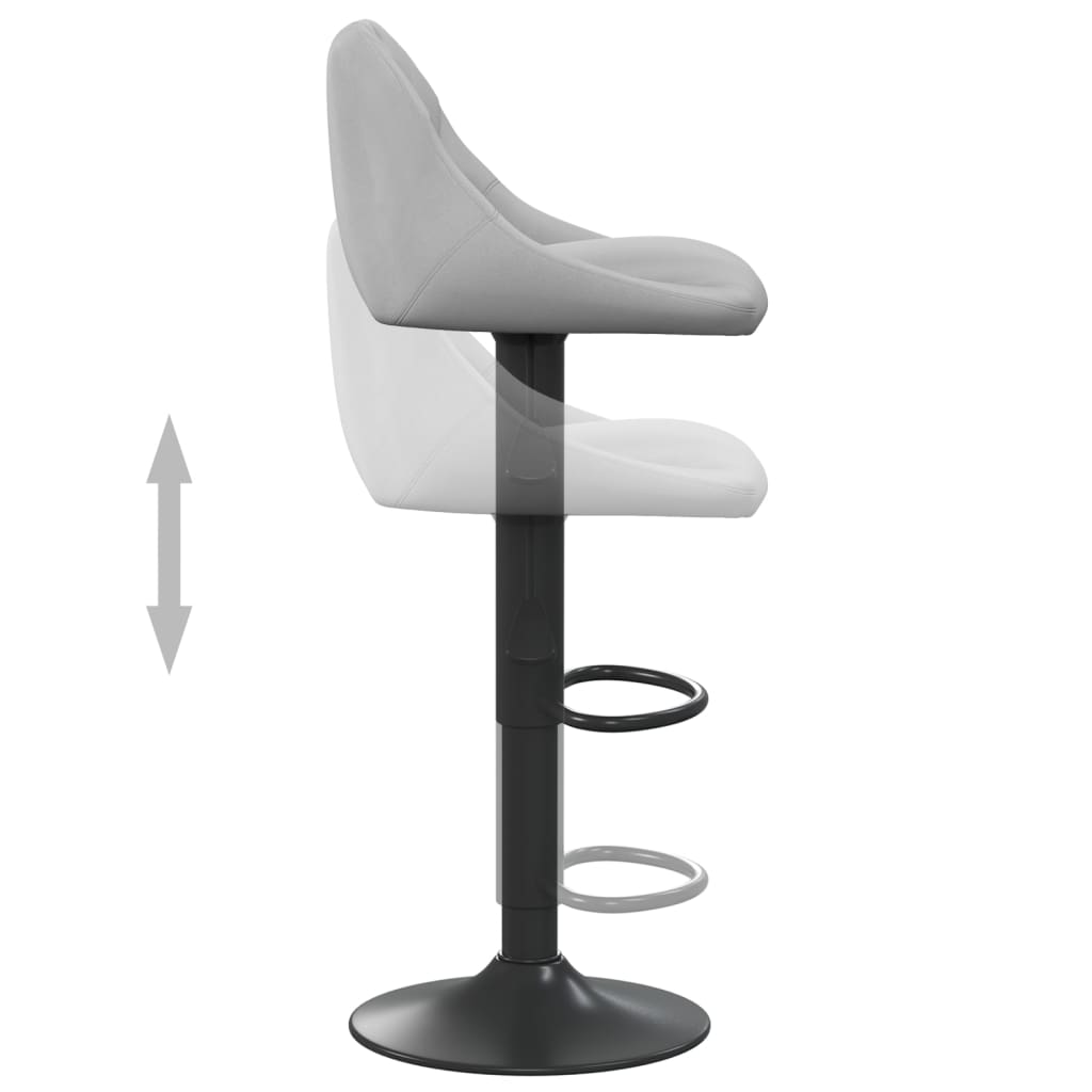 Barhocker Creme Samt