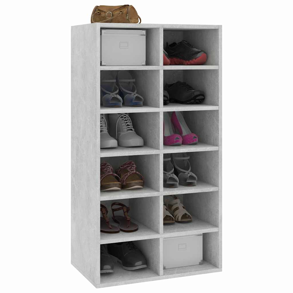 Schuhregal Weiß 54x34x100,5 cm Holzwerkstoff