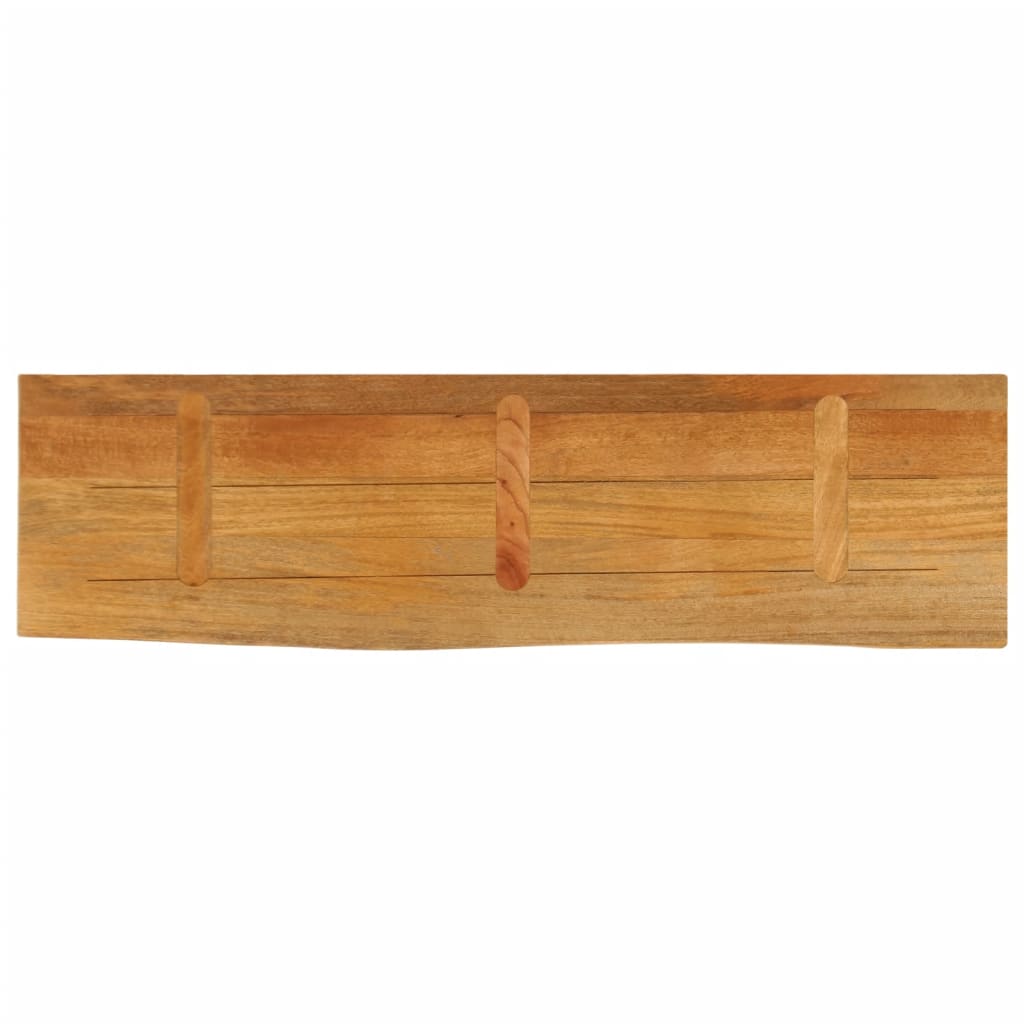 Wandregal 40x20x2,5 cm Rechteckig Massivholz Akazie Baumkante