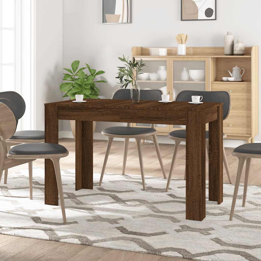 Esstisch Weiß 120x60x76 cm Holzwerkstoff