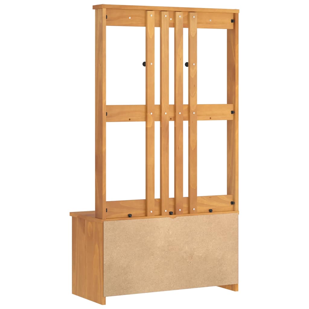 Garderobenständer SANDNES 45x40x159,5 cm Massivholz Kiefer