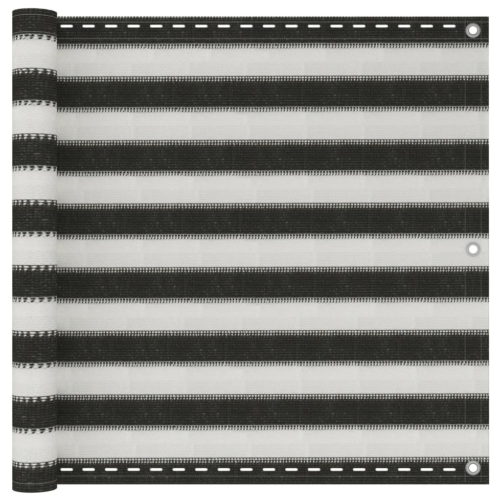 Balkon-Sichtschutz Anthrazit 75x300 cm HDPE