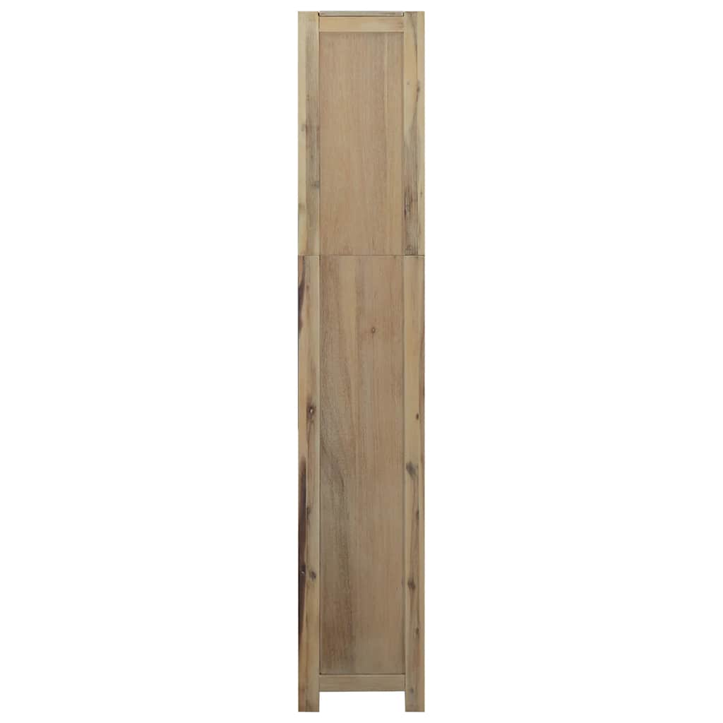 Bücherregal 7 Böden 80x30x200 cm Massivholz Akazie