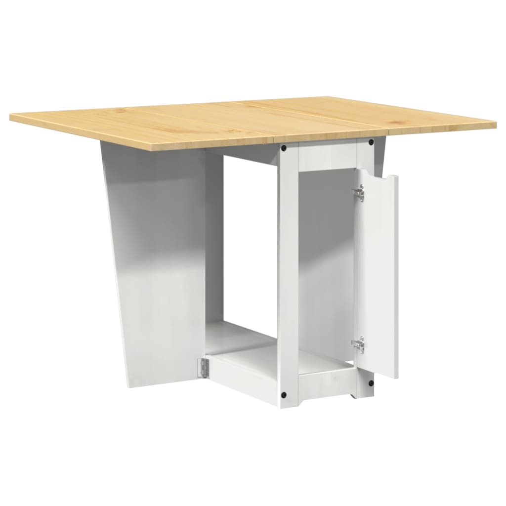 Butterfly-Esstisch Klappbar Corona Wachsbraun Massivholz Kiefer