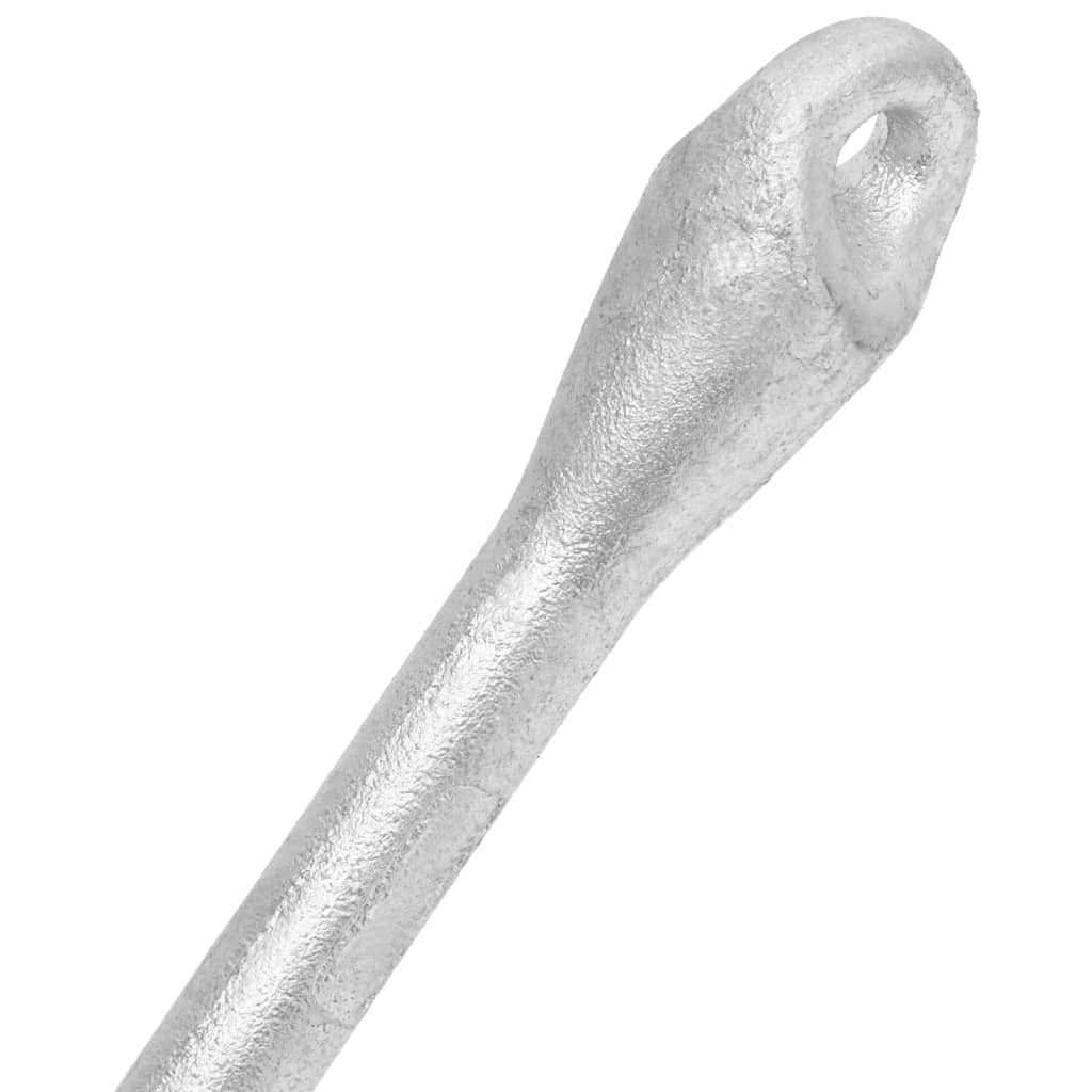 Klappanker Silber 0,7 kg Feuerverzinktes Gusseisen