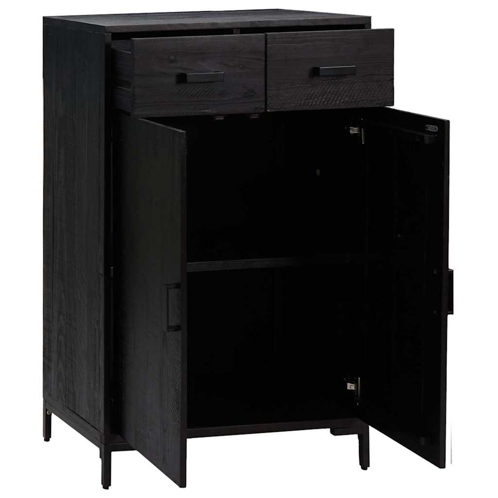 Schuhschrank 75x40x110 cm Massivholz Kiefer