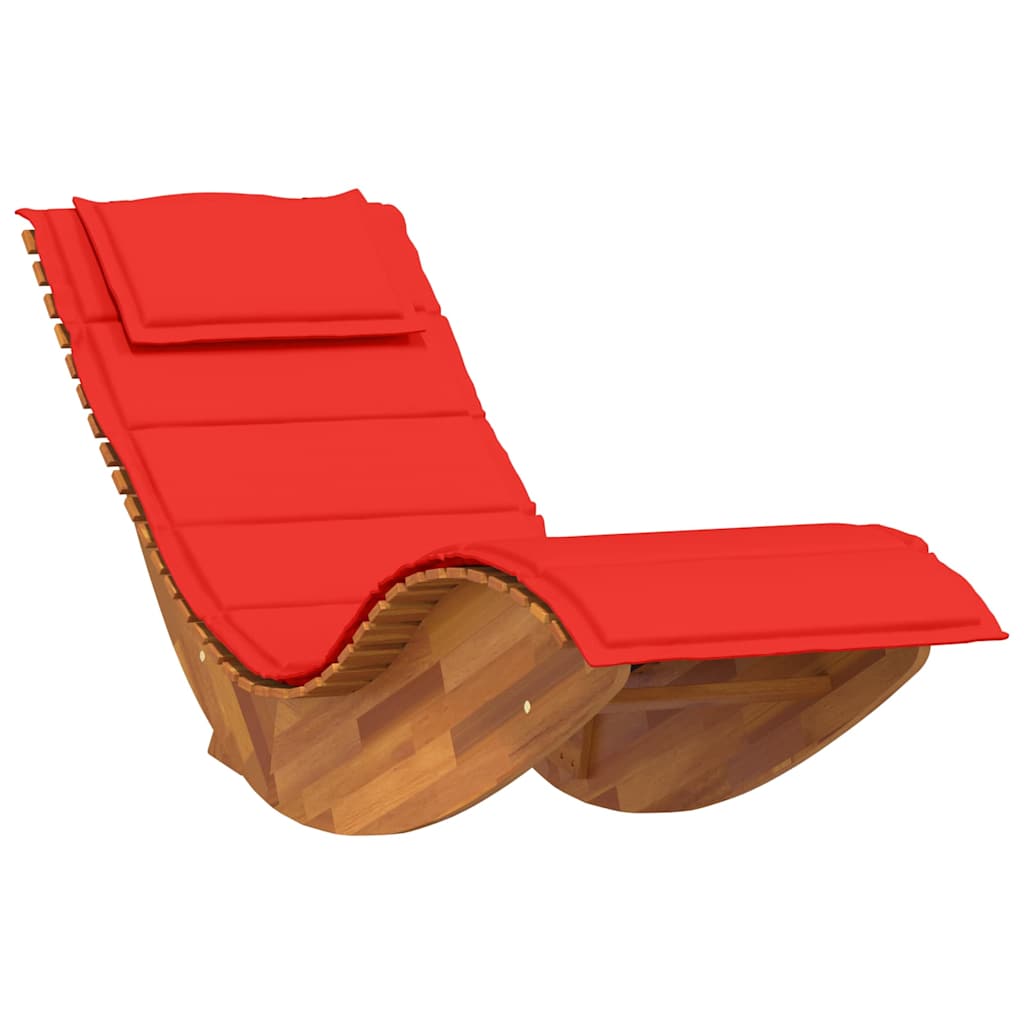Schaukelstühle Sonnenliegen 2 Stk. Akazienholz