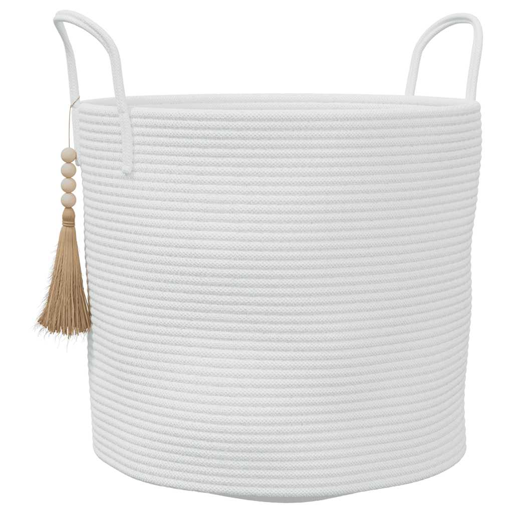 Aufbewahrungskorb Braun Ø40x35 cm Baumwolle