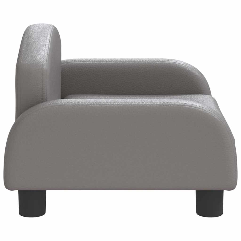 Hundebett Dunkelgrau 70x45x30 cm Stoff