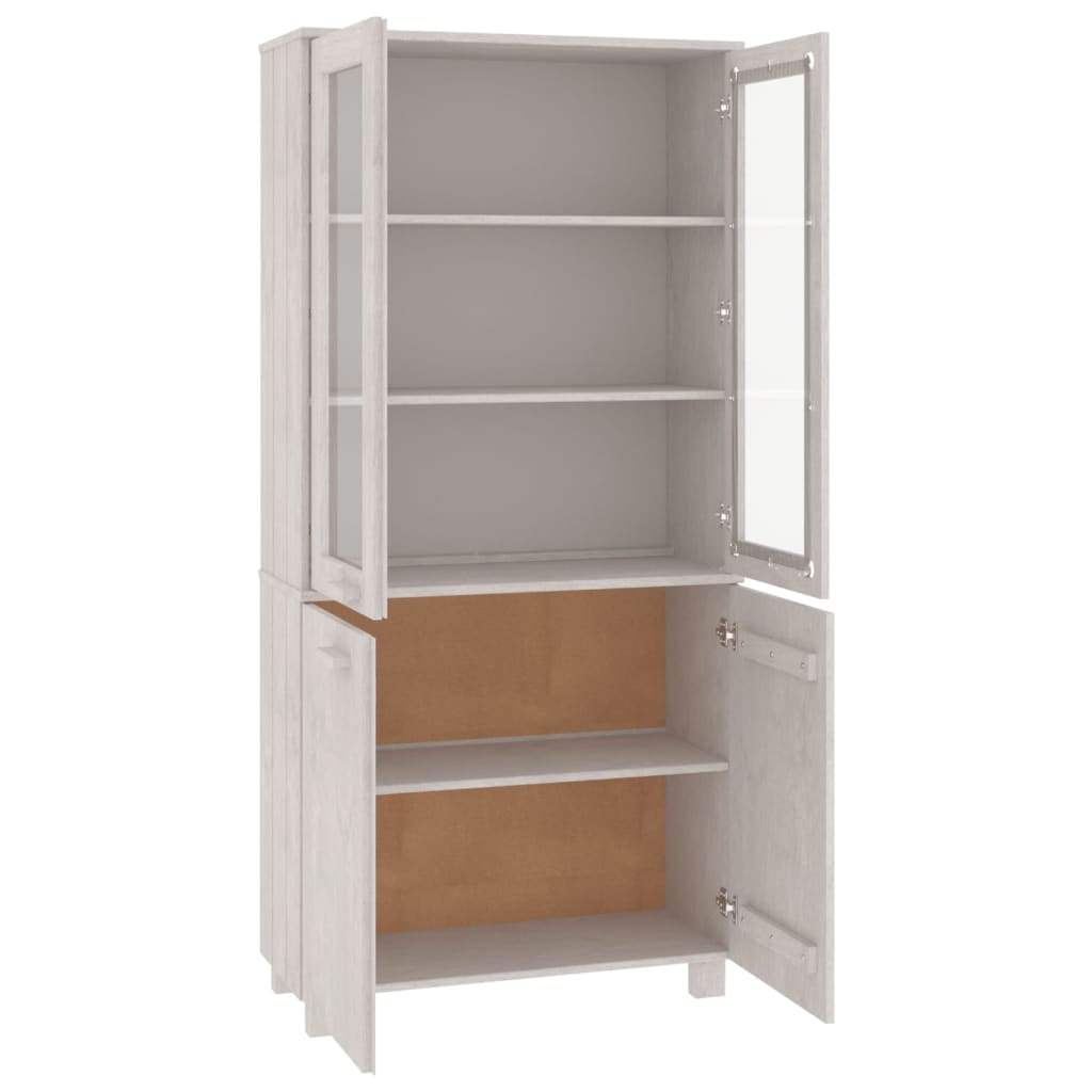 Highboard HAMAR Massivholz Kiefer Honigbraun