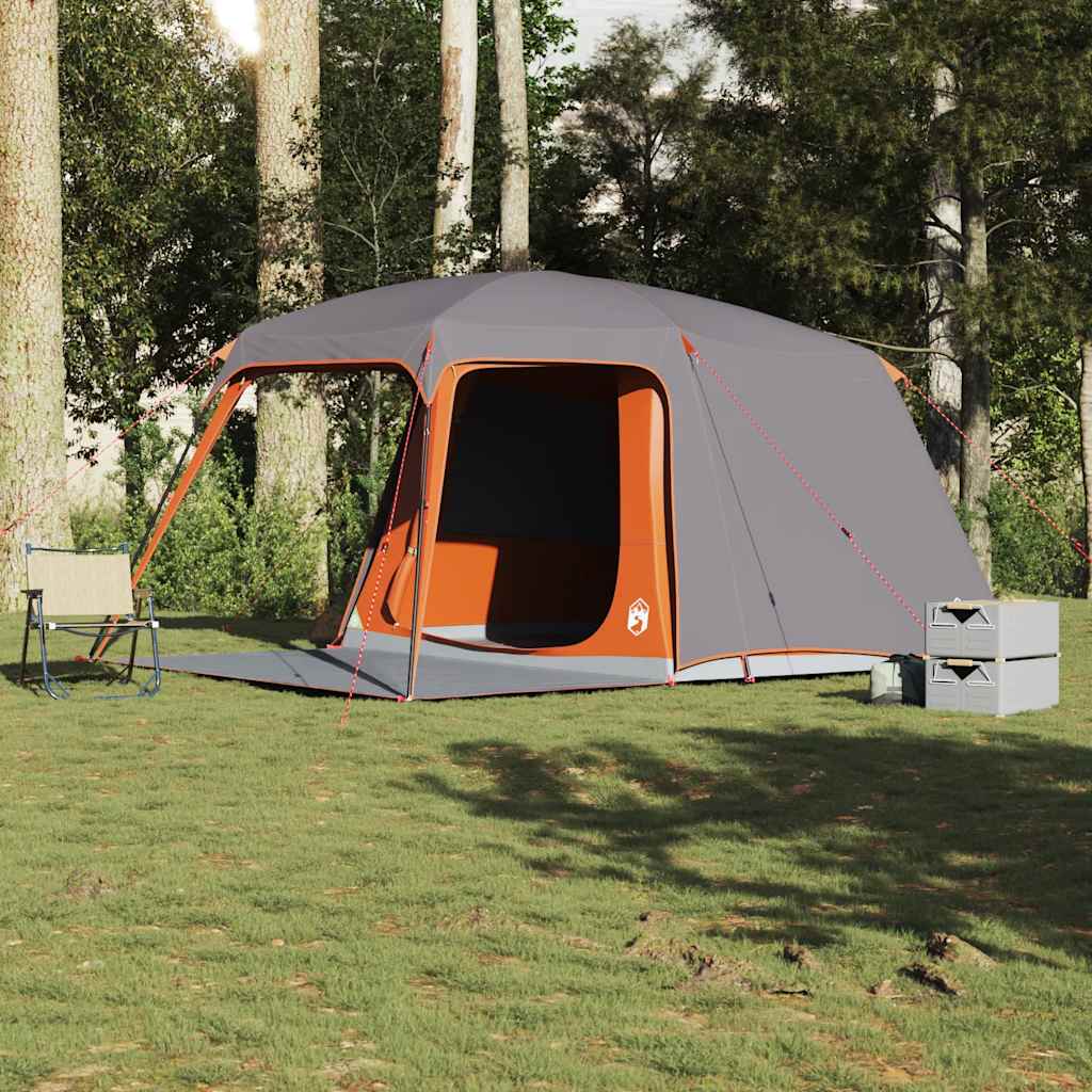 Campingzelt mit Vorzelt 5 Personen Grün Wasserdicht