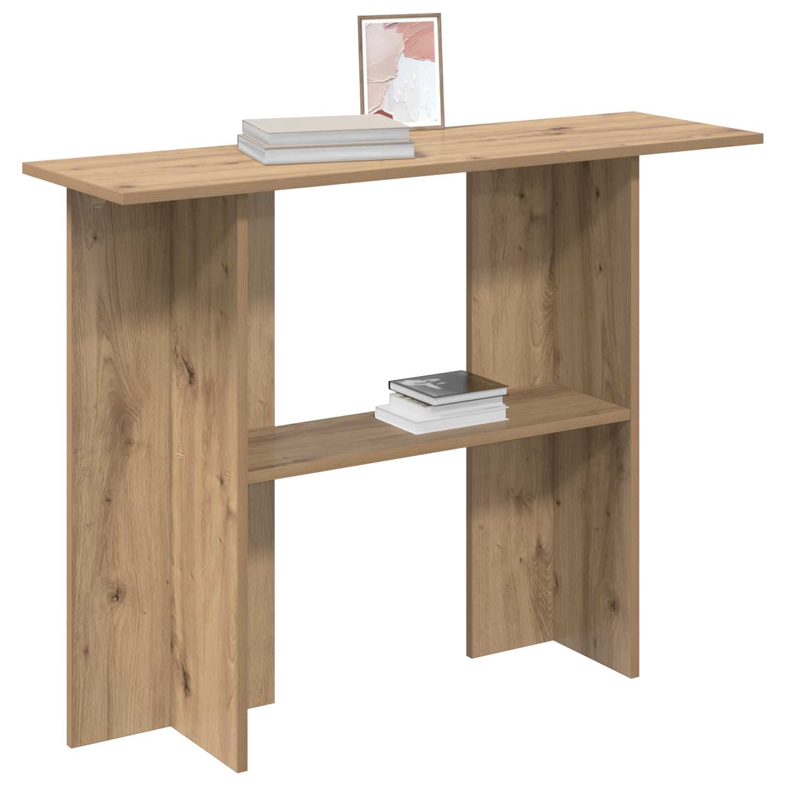 Konsolentisch Weiß 100 x 30 x 75 cm Holzwerkstoff