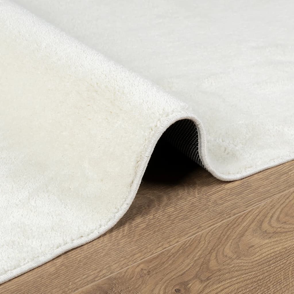 Teppich OVIEDO Kurzflor Anthrazit 120x120 cm