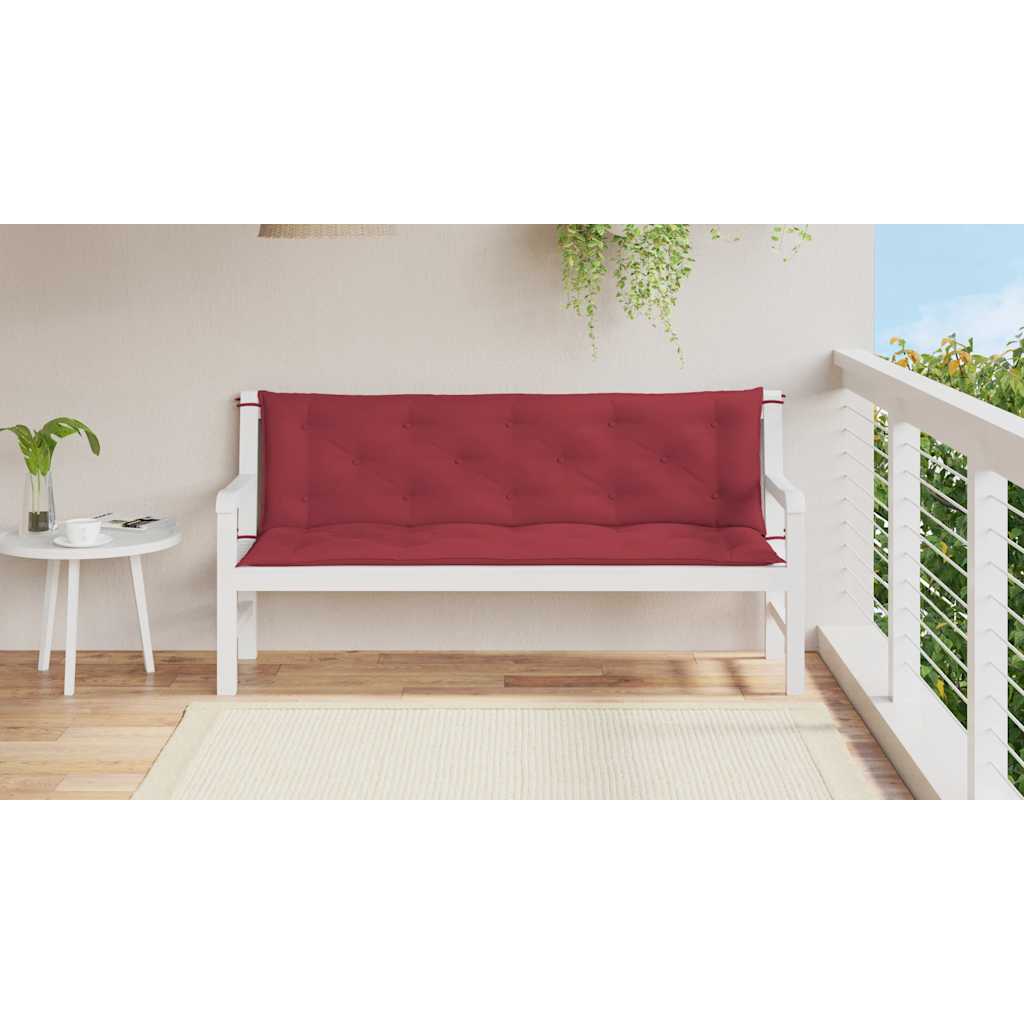 Gartenbank-Auflage Anthrazit 100x(50+50)x7 cm Oxford-Gewebe