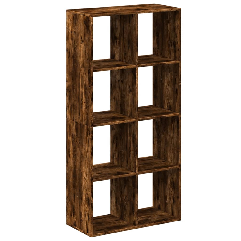 Bücherregal Weiß 137,5x29x137,5 cm Holzwerkstoff