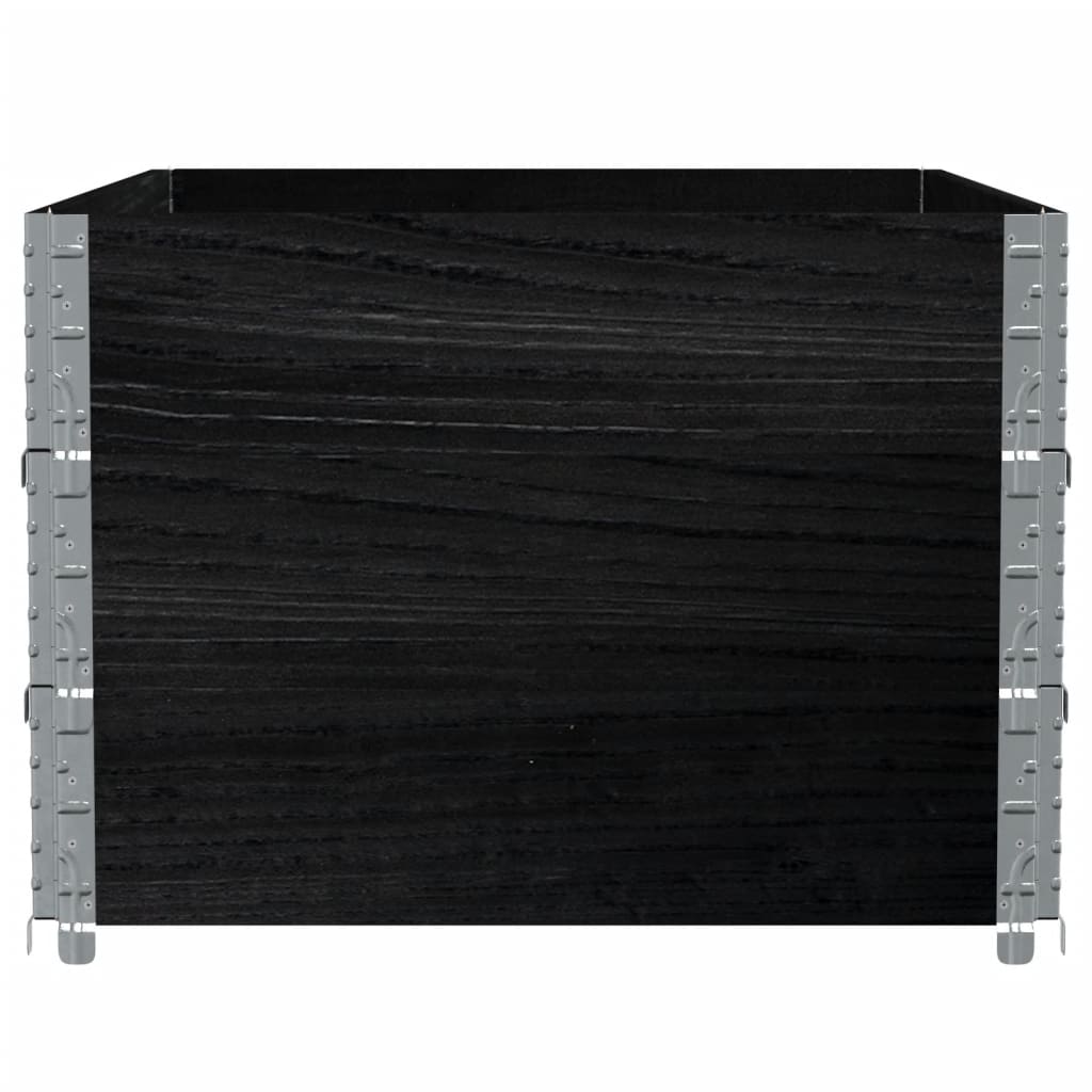 Pflanzkasten Grau 150x100 cm Massivholz Kiefer