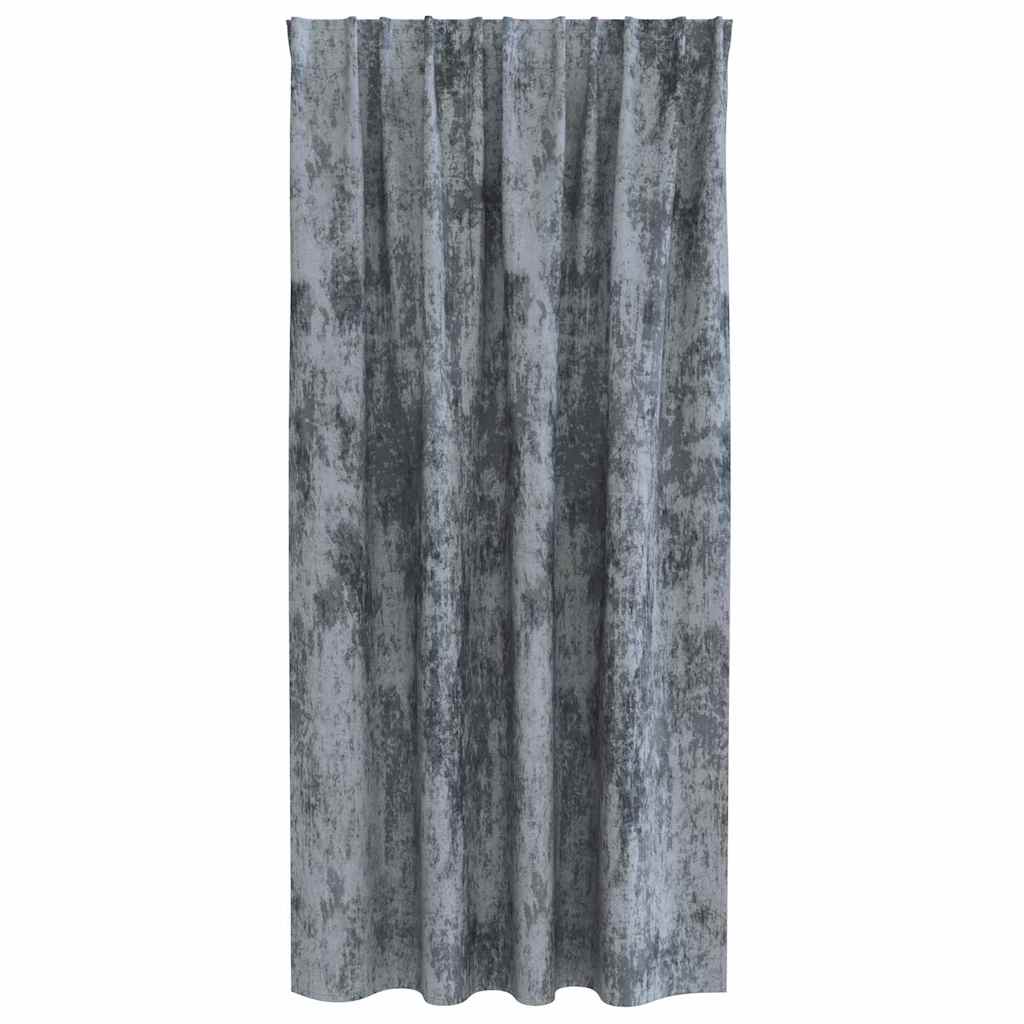 Samtvorhänge mit Vorhängen 2 pcs Weinrot 140 x 140 cm Samt