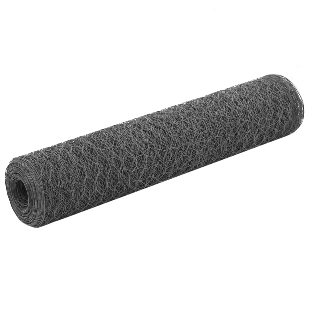 Drahtzaun mit PVC-Beschichtung 25x0,5 m Grün