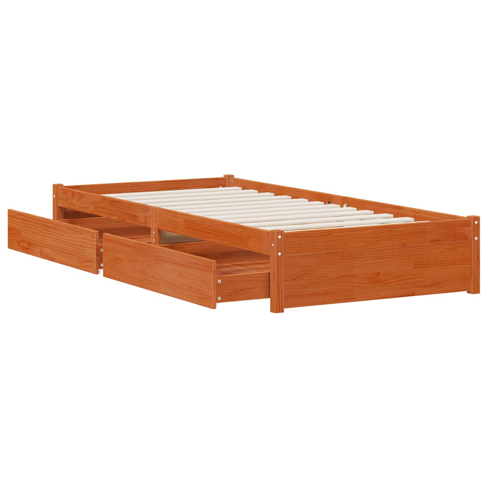 Bett mit Schubladen 75x190 cm