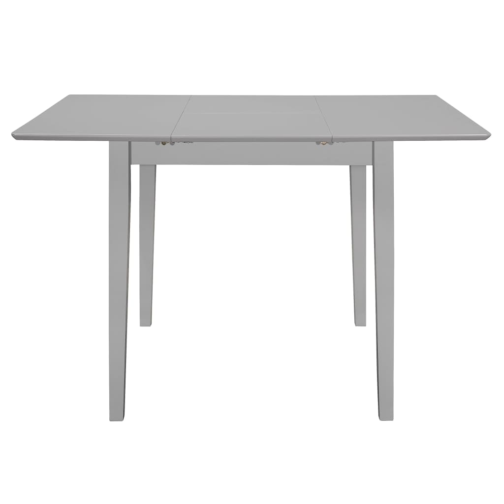 Esstisch Ausziehbar Weiß (80-120)x80x74 cm MDF