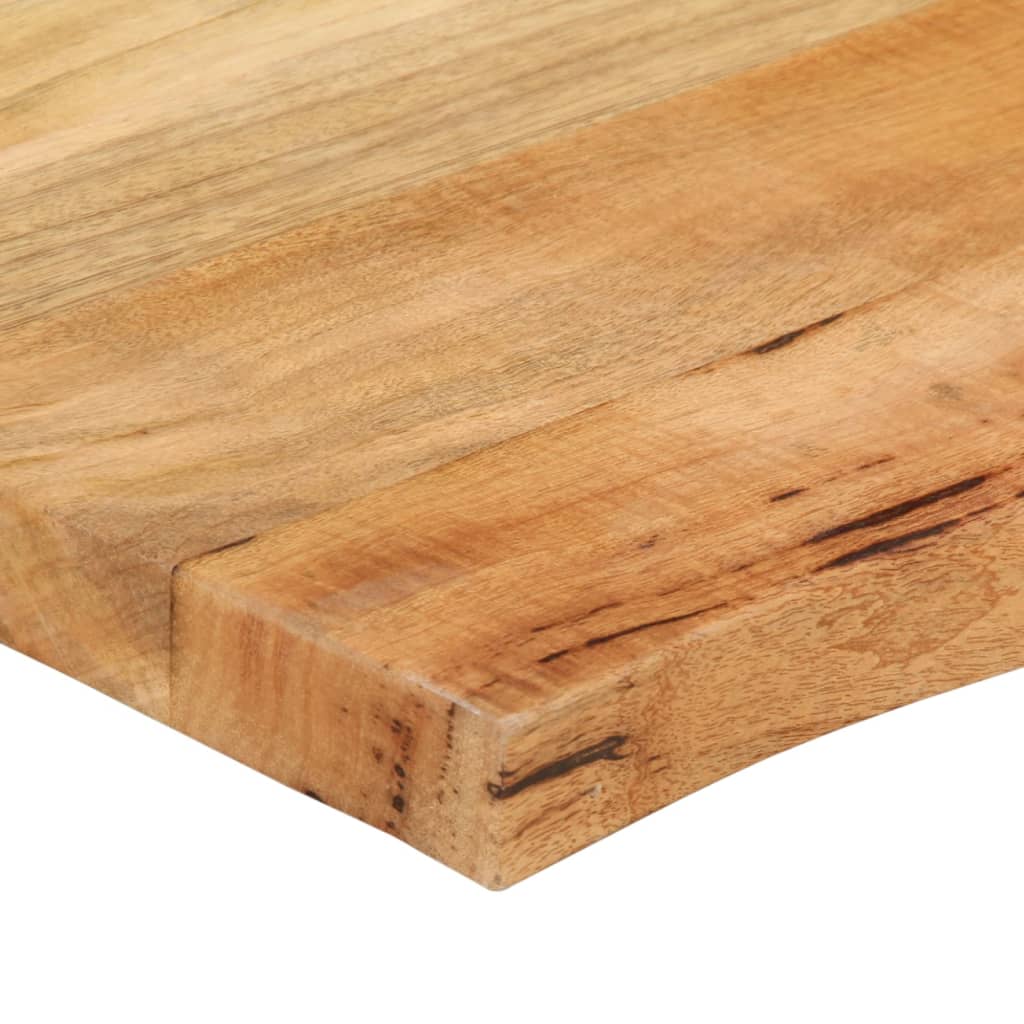 Tischplatte 40x40x2,5 cm Rechteckig Massivholz Akazie Baumkante