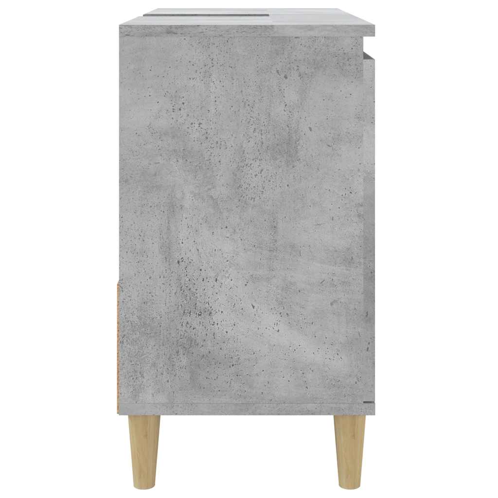 Badschrank Weiß 65x33x60 cm Holzwerkstoff