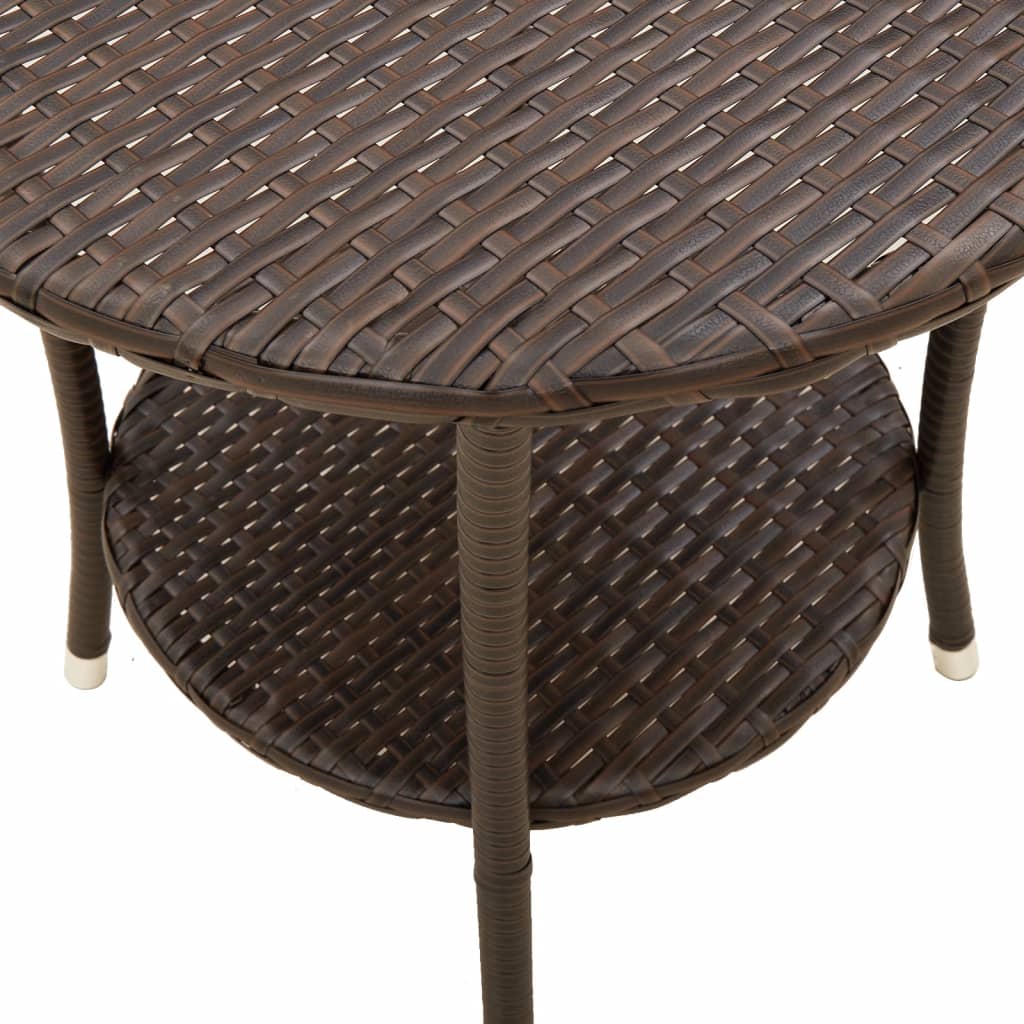 Gartensessel Verstellbar mit Kissen Schwarz Poly Rattan