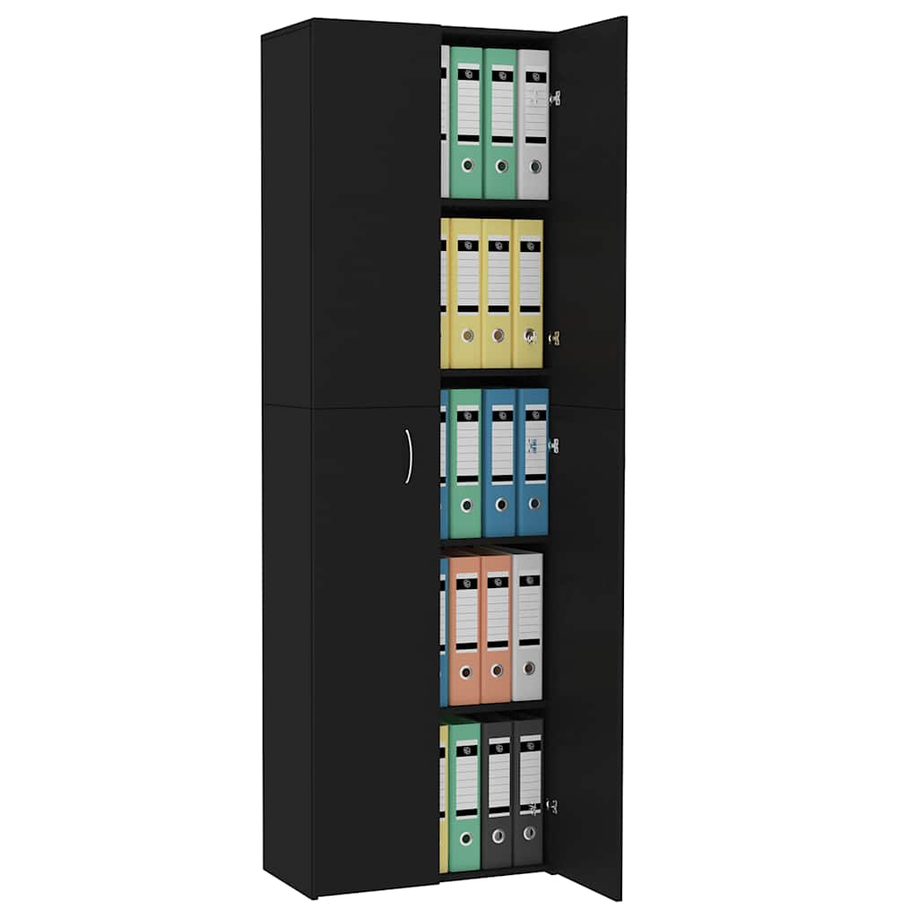 Aktenschrank Weiß 60x32x153 cm Holzwerkstoff